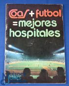 1977 Argentina v England match programme 12 June 1977 at the Boca Juniors stadium, 46 pages;