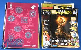 Collection of World Cup programmes to include 1982 Official programme (English version), 1986
