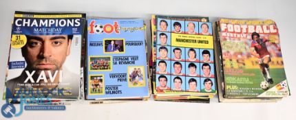 Manchester United FC publications and other various magazines to include: Manchester United