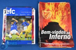 2005/06 Manchester Utd away league match programmes v Everton, Middlesbrough, Liverpool, Newcastle