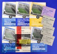 1956-1959 Birmingham City European Football Programmes and Tickets Collection: to include v Dortmund