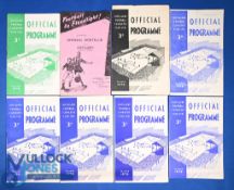 Selection of Distillery FC home programmes 1952/53 Glentoran, 1954/55 Simmering Sport Klub (