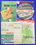 Selection of Republic of Ireland international home match programmes to include 1969 Denmark (15