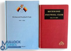 1961 & 2006 Richmond RFC Rugby History Volumes (2): Two of the publications outlining the famous