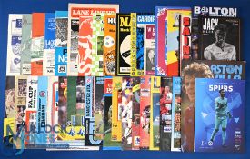 Selection of Manchester Utd away match programmes 1947/48 Manchester City, 1954/55 Manchester