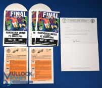 1991 European Cup Winners Cup final at Feijenoord Stadium, Rotterdam, Manchester United's coach