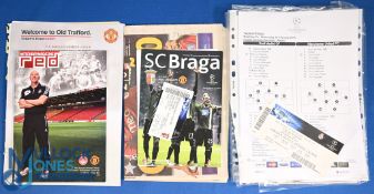 2012/13 Sir Alex Ferguson final season Champions League away match v CFR 1907 Cluj match ticket,