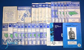 Selection of Bolton Wanderers home match programmes, 1946/47 Huddersfield Town, 1949/50 Aston