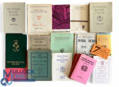 Scottish & Irish National, Provincial & Club Handbooks/Season Tickets etc (26): Mostly 1960s/70s,