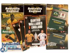 2003, 04, 06, 2010 & 16 England Rugby Programmes in Australia (11): v Australia 2003 at