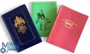 1948-1987 Rugby History Book Trio (3): Large hardback Old Alleynians 1898-1948 w/plates, VG for age;