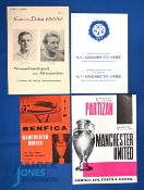 1965/66 Manchester Utd European Cup away match programmes v HJK (Finland) Vorwarts Berlin,