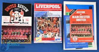 1988/1989 Manchester Utd complete season home match programmes nos. 1-29 including no. 27