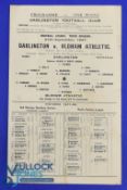 1947/48 Darlington v Oldham Athletic Div. 3 (N), single sheet match programme 27 September 1947;