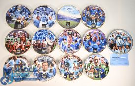 Manchester City Danbury Mint Plates 8