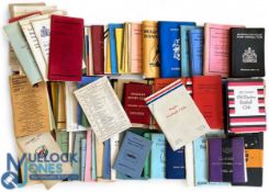 1950s on English Rugby Club Fixture Cards, Season Tickets etc (100s): Great sweeping collection of