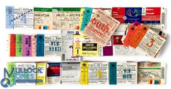 1958-2018 Wales Homes Rugby Ticket Collection (c.350): Maybe more, in fact: a huge gathering of