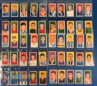 1961 Barratt & Co Famous Football Cards A9: series of 50 (full set of colour cards) with noted cards