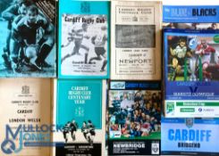 1960 on Cardiff RFC Rugby Programmes (100s): Huge selection from the last 50-60 years against all-