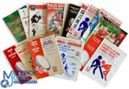 Welsh Age Group, Schools, Youth etc Rugby Programmes (Qty): Fine wide selection of more junior
