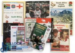 1994 & 1998 England Rugby Programmes in S Africa (10): Both tests plus v Orange Free State, S Africa