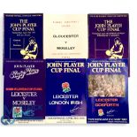 1972 & 1977-1981 RFU KO Cup Final Rugby Programmes (6): 1st ever KO final and five others