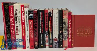 Manchester United Football hardback books, to include 2017 Annual, Men in Black, Red Army General,