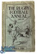 Scarce Rugby Football Annual 1921-22: Less-often seen post-WW1 edition of the indispensable, fact-