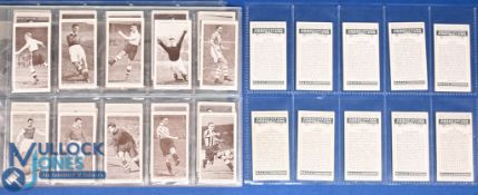 c1938-39 Churchman Football Cigarette Cards: Association Football series 1 & 2, complete sets of