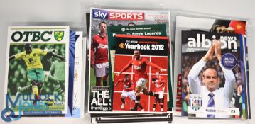 Sir Alex Ferguson last season as manager 2012/13 complete season away match programmes (almost