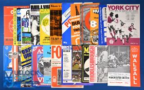 1974/75 Manchester Utd Div. 2 away complete league season including Orient, Millwall, Portsmouth,