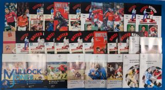 1994-1997 Manchester United Home Programmes, to include league, cup, European cup, and Campions