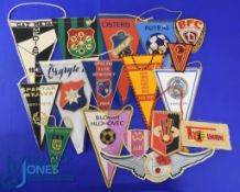 Collection of pennants varied size up to approx. 9
