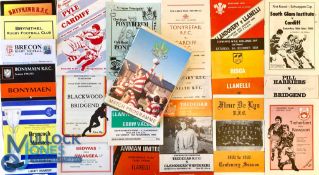 1975-2004 WRU Cup Rounds Rugby Programmes (56): Great broad selection of over 50 comparative '