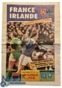 1994 France v Ireland Newspaper-Style Rugby programme: Harder-to-find Midi Olympique issue