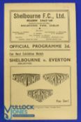 1948 Tour match programme Shelbourne v Manchester Utd (FA Cup winners) in Dublin 16 May 1948 match
