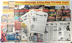 Open Rugby Magazines: a part run from issue No.2- 57 - 3 photocopied early editions noted - #54