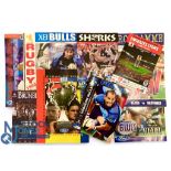 1993-2020 S Hemisphere Super Rugby Final Programmes (10): Variety of shapes & sizes for these big