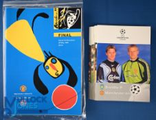 1998/99 Champions League Final match programme v Bayern Munich; Champions League home match