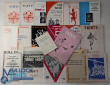 20x Vintage Rugby League Club Histories, Supporter Books, Yearbooks: to include teams of Whitehaven,