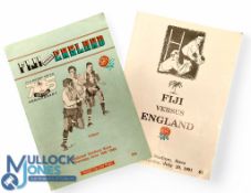 1988 & 1991 England Rugby Programmes in Fiji (2): A4 format, interesting issues form the S