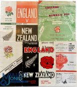 1963 England in NZ Rugby Programmes (5): All the tour games to inc both tests and v Hawkes Bay,