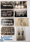 8x Early Rugby League Postcards: to include Wigan and Internationals, with examples of Wigan April