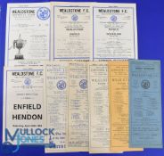 Selection of Wealdstone FC homes 1946/47 Finchley, 1947/48 Walthamstow (London Snr Cup replay),