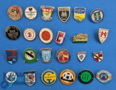 24x Non-League & Amateur Football Badges, metal and enamel to include Channock Richards,