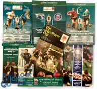 1976 & 1999-2005 RFU KO Cup Final Rugby Programmes (8): 6th KO final, first sponsored (by John