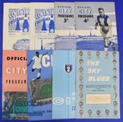 Selection of Coventry City home match programmes: 1951/52 Hull City, 1953/54 East Fife (friendly),