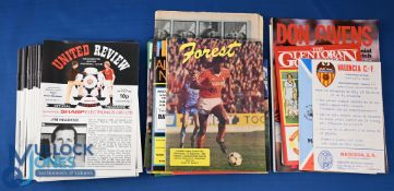 1982/83 Manchester Utd home match programmes complete season nos. 1-30: aways complete league season