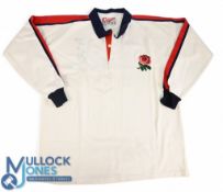 1994-5 England (Will Carling's?) Signed England Rugby Jersey: Matchworn Cotton Traders 44