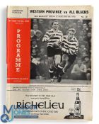 1970 NZ tour to S Africa Rugby Programme v Western Province: Fine 24pp issue from Cape Town, full of